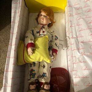 Kids Pajama Doll with Yellow Pillow